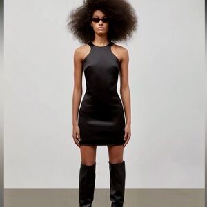 (New) Aritzia Ten by Babaton Cinema Vegan Leather Dress